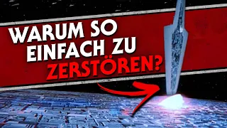 Wieso konnte der Supersternenzerstörer Executor so leicht von den Rebellen zerstört werden? Kanon