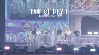 TWICE Members "OUTRO" for Day 1 | JAPAN FAN MEETING DAY 1