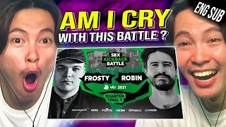 PRO REACTION: Frosty vs Robin | QUARTERFINAL 1 | SBX KBB21: Loopstation Edition ( ENG SUB )