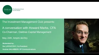 Howard Marks talk at INSEAD's IMC