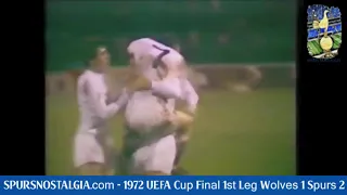 1972 UEFA CUp Final 1st Leg - Wolves 1 Spurs 2