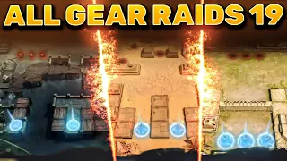 How to Beat GEAR RAID 1, 2 and 3 -- Stage 19 | Watcher of Realms