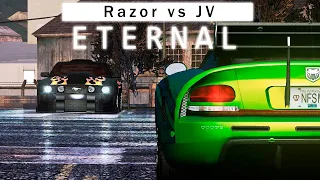 NFS MW Eternal Remastered | Razor's Ford Mustang GT vs JV's Dodge Viper SRT-10 | Blacklist #4