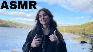 ASMR at the beach! (20k special ~ camera man almost gets sucked into quicksand)