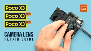 Poco X3 NFC Camera lens glass Replacement | Poco X3 | Poco x3 Pro