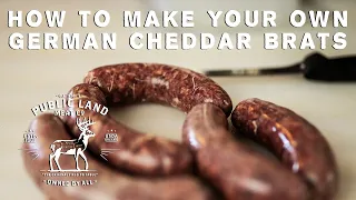 MAKE YOUR OWN BRATWURST - Make Your Own German Cheddar Brats - Public Land Meat Co