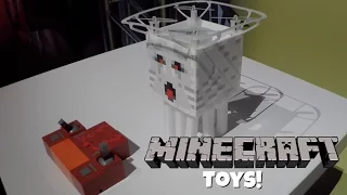 New MINECRAFT Toys from Mattel including GHAST Drone [First Look] Toy Fair 2016