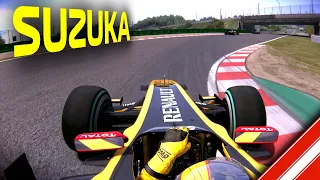 Renault R30 F1 2010 Car Storms Suzuka