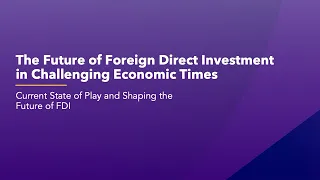 The Future of Foreign Direct Investment in Challenging Economic Times