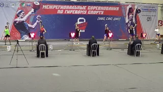 Полуфинал Чемпионата России по гиревому спорту 2018. Свыше 63 кг Рывок Женщины