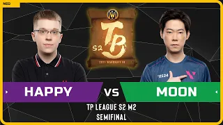 WC3 - TP League S2 M2 - Semifinal: [UD] Happy vs Moon [NE]