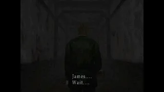 Silent Hill 2 - James brings flowers to Mary in the hospital scene