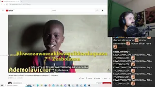 Forsen Reacts to Hardest Name in Africa Kkwazzawazzakkwaquikkwalaquaza  Zzabolazza