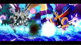 MAGOLOR vs MAGOLOR SOUL side by side comparison - Kirby Return to Dreamland Deluxe Final Boss Fight
