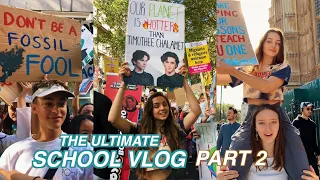 SCHOOL VLOG PART 2 | protesting w/ my attractive friends (+ more)