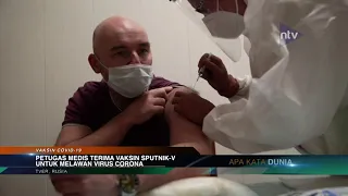 Petugas Medis Terima Vaksin Sputnik-V Untuk Melawan Virus Corona