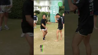 Saenchai Muay Thai Tricks - The Jumping Low Kick