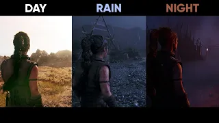 Senua's Saga: Hellblade II - Day, Night and Rain Graphics