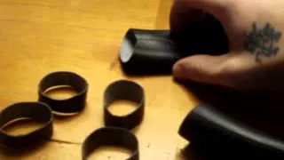 how to make ranger bands from inner tubes