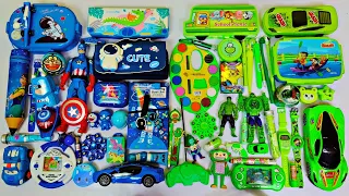 Latest Blue vs Green Toys Collection😍RC Car, Lazer light, Robot Watch, Lunchbox, Spinner, Sharpener