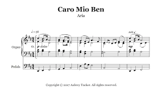 Organ: Aria Caro Mio Ben - Tommaso Giordani