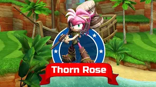 Sonic Dash - Thorn Rose New Sonic Prime Character Unlocked & Upgraded Update - All 70 Characters