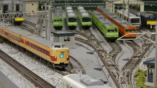 381系「やまとじライナー」をNゲージ鉄道模型レイアウトで楽しむ！N scale model railroad layout