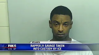 Rapper 21 Savage in ICE custody