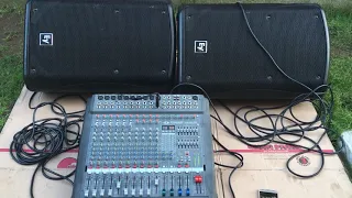 Dynacord PowerMate 1000-2 and EV ZX5 outdoor listening session