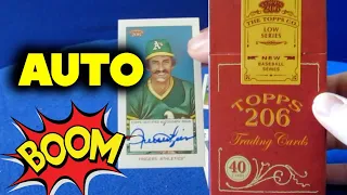 NEW RELEASE! 2023 Topps 206 Autograph Hit Baseball Card Pack Opening from Box HOF
