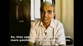 Desikachar on Healing with Yoga  (Subtitles)