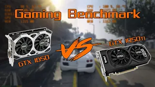 GTX 1650 vs GTX 1050ti gaming benchmark (with CPU bottleneck #1)