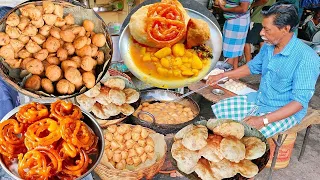 Cheapest Early Morning Breakfast At Kolkata Rs. 7/- Only । Street Food । Indian Street Food
