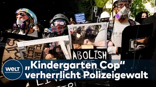 HOLLYWOOD IN DER KRITIK: Die "Black Lives Matter"-Bewegung kritisierte den "Kindergaten-Cop"