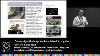 Can an algorithmic system be a 'friend' to a police officer's discretion?