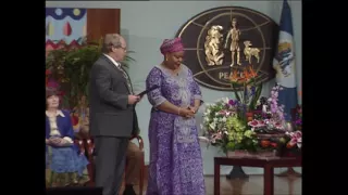 Remise du prix 2016 International de la Paix - Leymah Gbowee