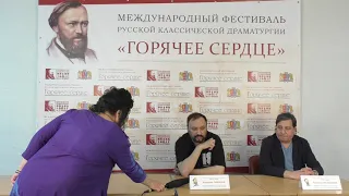 Пресс - конференция, Московский театр "Человек", спектакль "Гамлет (Сумарокова)"