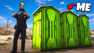 Escaping Cops with Hidden Cars in GTA RP!
