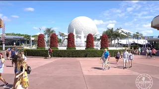 Epcot 2019 4K Full Complete Walkthrough Tour | Walt Disney World Orlando Florida