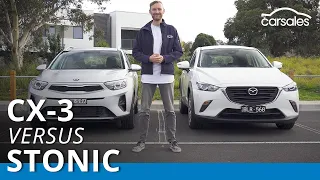 Kia Stonic Sport v Mazda CX-3 Neo 2021 Comparison Test @carsales.com.au