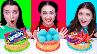 ASMR Cake Decorating Challenge | Eating Sounds LiLiBu #2