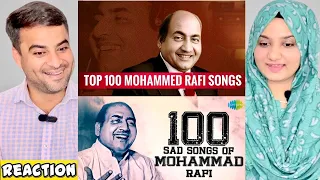 Top 100 Songs Of Mohammed Rafi | 100 Hit Songs Of Mohammed Rafi | Reaction!! | Amber Rizwan Reaction