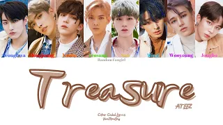 ATEEZ (에이티즈) - Treasure [Colour Coded Lyrics Han/Rom/Eng]