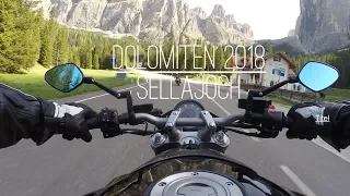 YAMAHA MT-01 Pass driveway Sellajoch Dolomiti