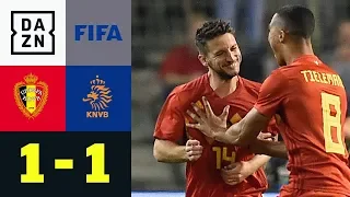 Dries Mertens mit Hammer-Tor gegen Oranje: Belgien - Niederlande 1:1 | Testspiel | DAZN Highlights