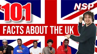 American Reacts to 101 Facts About The UK