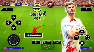 Update eFootball Pes 2023 PPSSPP TM Arts Season 2 New Kits Real Faces Camera PS5 Graphics HD