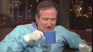 Robin Williams hilarious Post Surgery with Letterman