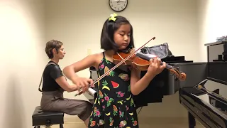 Ella, age 10, playing Concerto No.23 in G major with Cadenza by G.B. Viotti