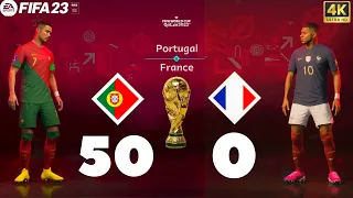 FIFA 23- PORTUGAL 50 - 0  FRANCE   - FIFA WORLD CUP FINAL  QATAR 2022-  PS5 [4K] GAMEPLAY !